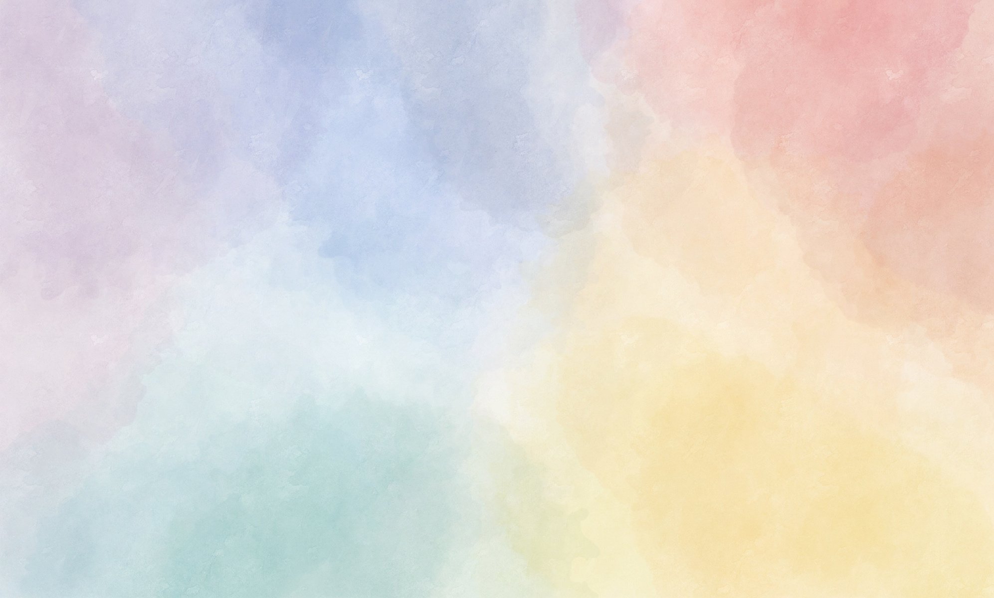 Watercolor Background - Pastel Rainbow